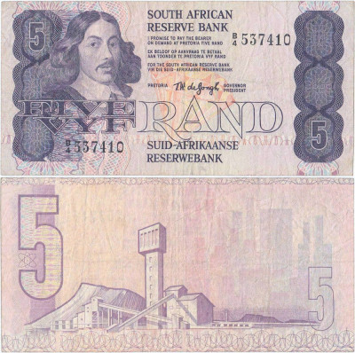 1978, 5 Rand (P-119a) - Africa de Sud foto