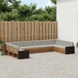 Cumpara ieftin Set de canapele de exterior 10 buc. 10-Locuri