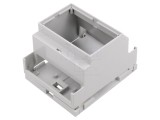 Carcasă pentru şină DIN 90mm x 71mm x 58mm PPO gri deschis