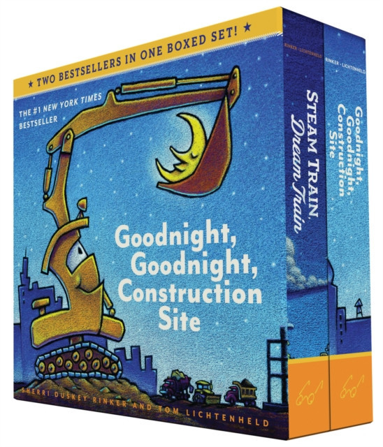Goodnight, Goodnight, Construction Site and Steam Train, Dream Train Set