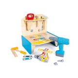 Jucarie din lemn - Bancul de lucru al micului inginer, Hape