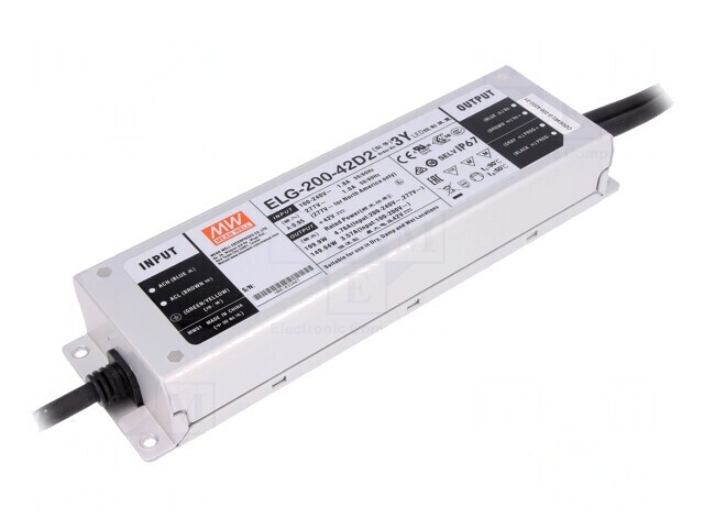 Alimentator LED 42VDC 199,9W 4,76A