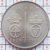 1118 Norvegia 5 kroner 1978 Olav V (350th Anniversary of Norwegian Army) km 423, Europa