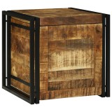 vidaXL Cufăr de depozitare 50x50x50 cm din Lemn masiv de mango aspru