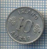 AX 222 MONEDA - ISLANDA - 10 AURAR -ANUL 1960 -STAREA CARE SE VEDE
