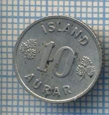 AX 222 MONEDA - ISLANDA - 10 AURAR -ANUL 1960 -STAREA CARE SE VEDE foto