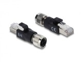 Adaptor M12 X-coded 8 pini la RJ45 M-T, Delock 90834