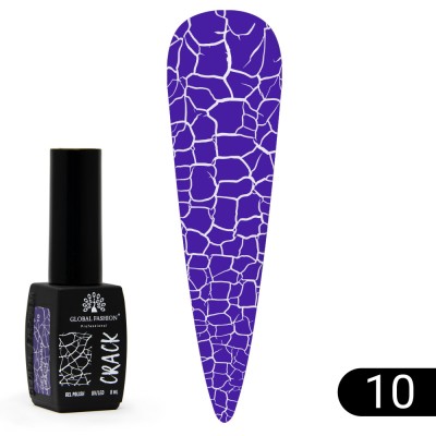 Oja semipermanenta CRACK, Global Fashion 8ml, 10 foto