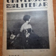 universul literar 27 iunie 1926-ultima fotografie a lui eminescu,art.m. eminescu