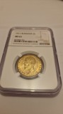 Moneda gradata NGC - 2 lei 1911 - MS61
