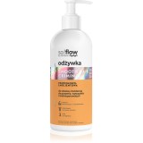 so!flow Frizzy and Dry Hair Protein-Emollient Conditioner balsam cu efect de netezire anti-electrizare 300 ml