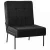 VidaXL Scaun de relaxare, 65x79x87 cm, negru, catifea