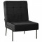 vidaXL Scaun de relaxare, 65x79x87 cm, negru, catifea