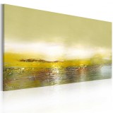 Cumpara ieftin Tablou pictat manual - Oncoming wave 120x60 cm