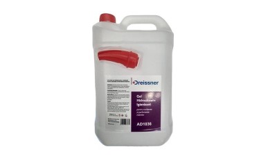Gel dezinfectant hidroalcooloc igienizant pentru maini Dreissner 5 litri, cu Aloe Vera si Vitamina E foto