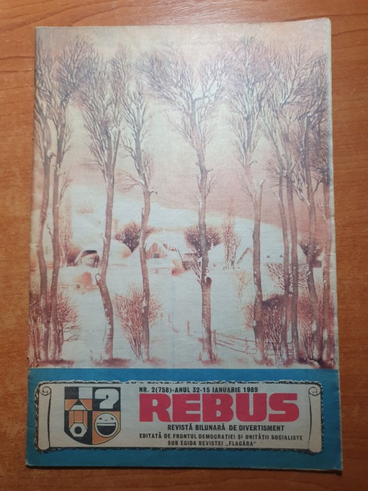 revista rebus 15 ianuarie 1989