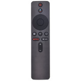 Telecomanda pentru Xiaomi Mi TV Stick / Box S XMRM-006, x-remote, functie vocala, Netflix, Negru