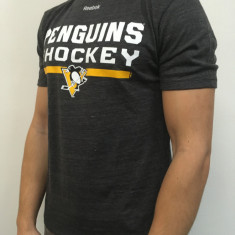 Pittsburgh Penguins tricou de bărbați Locker Room 2016 black - S