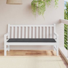 Perna pentru banca de gradina, antracit, 150x50x3 cm foto