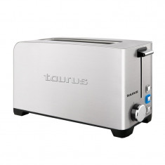 Prajitor de paine My toast legend Taurus, 1050 W, 1 felie, LED, 3 functii, 7 trepte prajire, carcasa inox