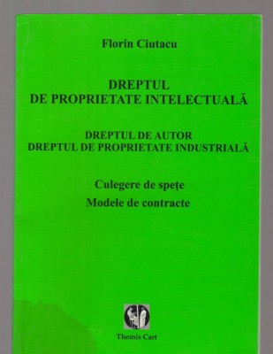 C8275 DREPTUL DE PROPRIETATE INTELECTUALA DE FLORIN CIUTACU foto