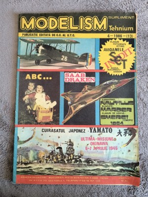 Revista Modelism nr. 4 / 1986 / C rev M1 foto