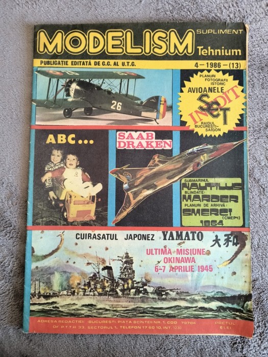 Revista Modelism nr. 4 / 1986 / C rev M1