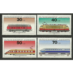 Bundes 1975 - locomotive, serie neuzata