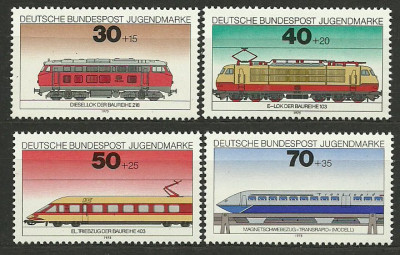 Bundes 1975 - locomotive, serie neuzata foto