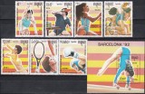 Cambodgia 1991 - Jocurile Olimpice - Barcelona 1992, Serie+Colita, MNH, Nestampilat