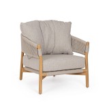 Cumpara ieftin Fotoliu lemn natur textil taupe Garita 79.5x87x87 cm