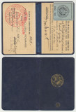 TCR Touring-Clubul Romaniei legitimatie membru timbru 1937 semnata Mihai Haret, Romania 1900 - 1950, Documente