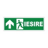 Indicator evacuare IEȘIRE &icirc;nainte
