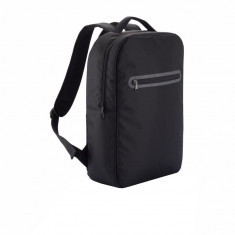 Rucsac Laptop cu compartiment aditional pentru tableta, pvc free, Everestus, LD, poliester 300D, negru, sac si eticheta incluse foto