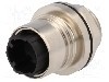 Conector circular, tata, 2 pini, BULGIN - PXM6012/02P/CR
