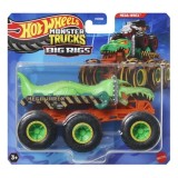 HOT WHEELS MONSTER TRUCK BIG RIGS MASINUTA METALICA CU 6 ROTI MEGA-WREX SCARA 1 LA 64