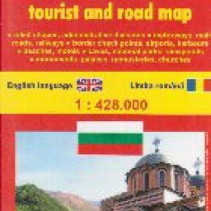 Bulgaria. Tourist and road map