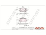 Dr!ve+ DP1010.10.0086 set placute frana,frana disc