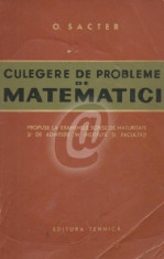 Culegere de probleme de matematici foto