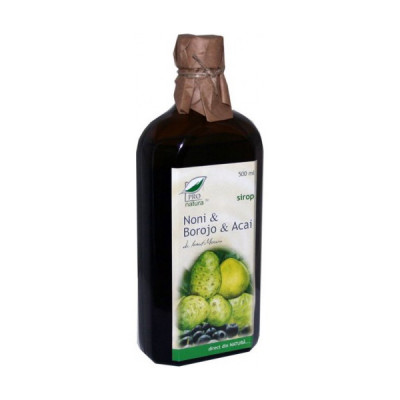 Noni si Borojo cu Acai Sirop Medica 250ml foto