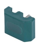 Clema fixare panou gard Strend Pro 60x40 mm, verde, cu surub