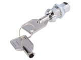 Comutator &icirc;ntrerupător cu cheie Poz.i stab 2 Pini SPST 90&deg;