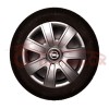 Set 4 Capace Roti Opel R14 Argintii Model 224 - Plastic Flexibil, Fixare Sigura - Accesorii Auto Aftermarket