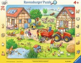 Puzzle tip rama mica mea ferma 24 piese, Ravensburger