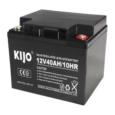 Acumulator Pb-acid AGM Deep Cycle, 12V, 40Ah, conector M6 - KIJO JM12-40