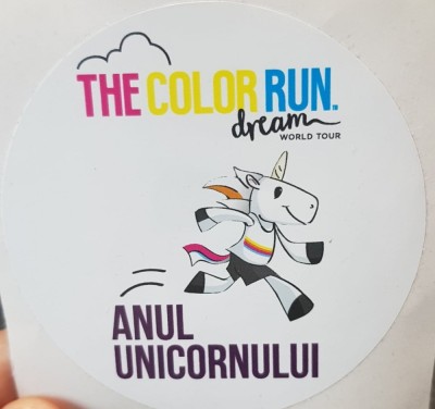 Abtibild Color Run Anul Unicornului foto