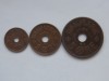 LOT 3 MONEDE -1,2,5 ORE DANEMARCA 1930-1935, Europa