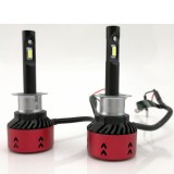 Cumpara ieftin Set 2 Becuri LED Auto Cree V6 CSP 35W 6000K H1 9600Lm IP67 Flip Chip Racire Activa