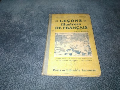 E BREUIL - LECONS ILLUSTREES DE FRANCAIS foto