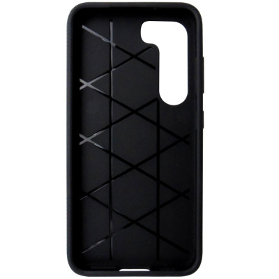 Husa tip capac spate Prio neagra, policarbonat si TPU, pentru Samsung Galaxy S23 5G foto